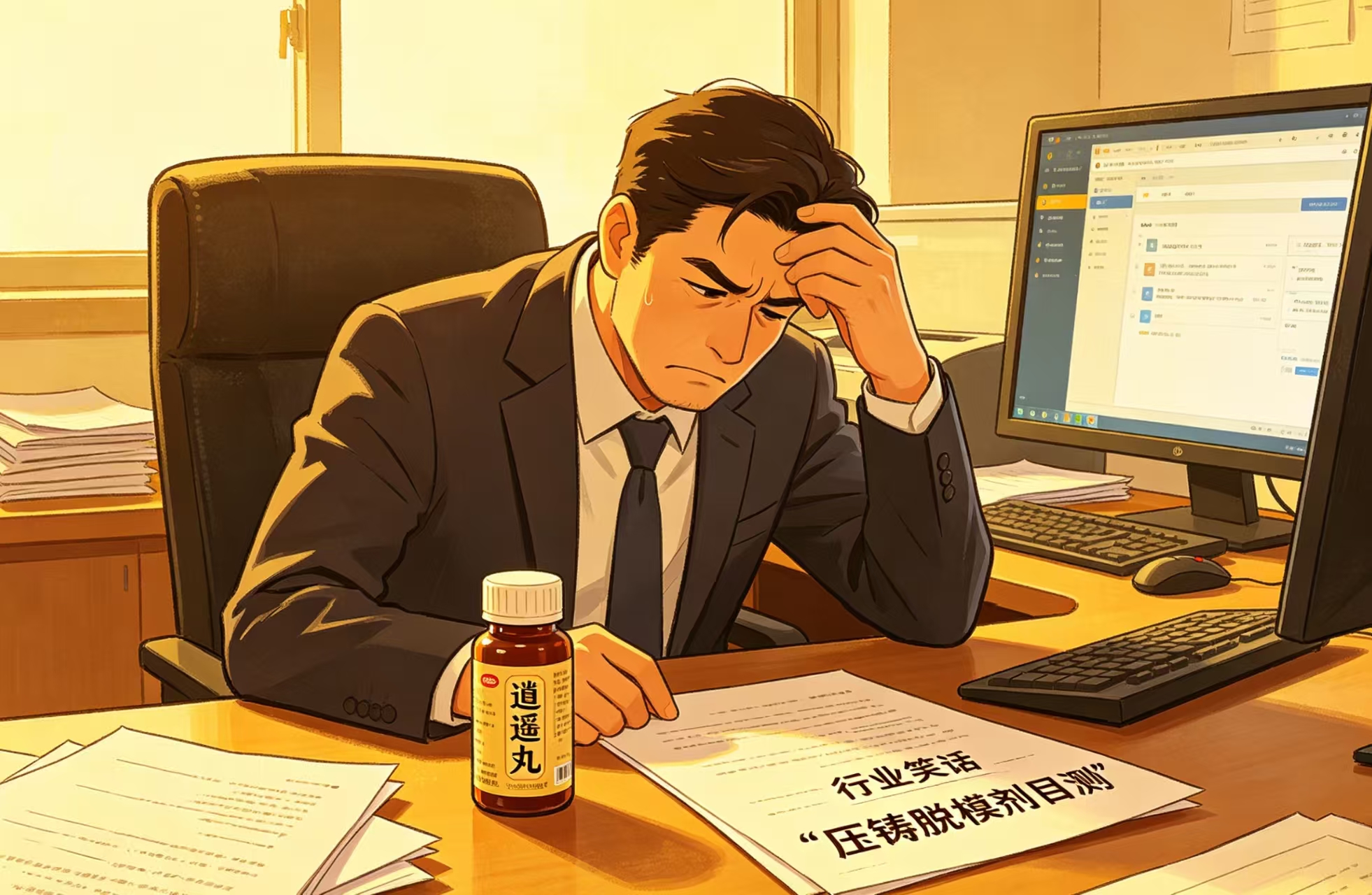 顏色深淺≠固含量高低：壓鑄脫模劑濃縮液的科學量化評估與現場驗證邏輯